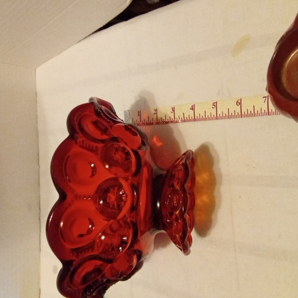 Le Smith Ambrina Vintage Moon & Stars Compote Footed Bowl - Picture 3 of 3